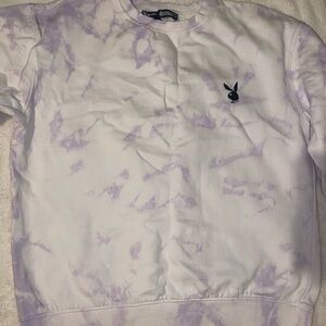 Playboy Purple Tie-Dye Sweatsuit